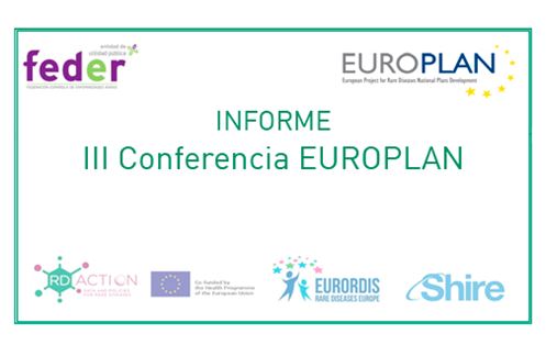 Informe. III Conferencia EUROPLAN 2017