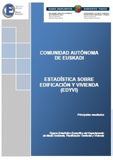 Portada del informe de resultados la Estadstica de Edificacin y Vivienda (EDYVI)
