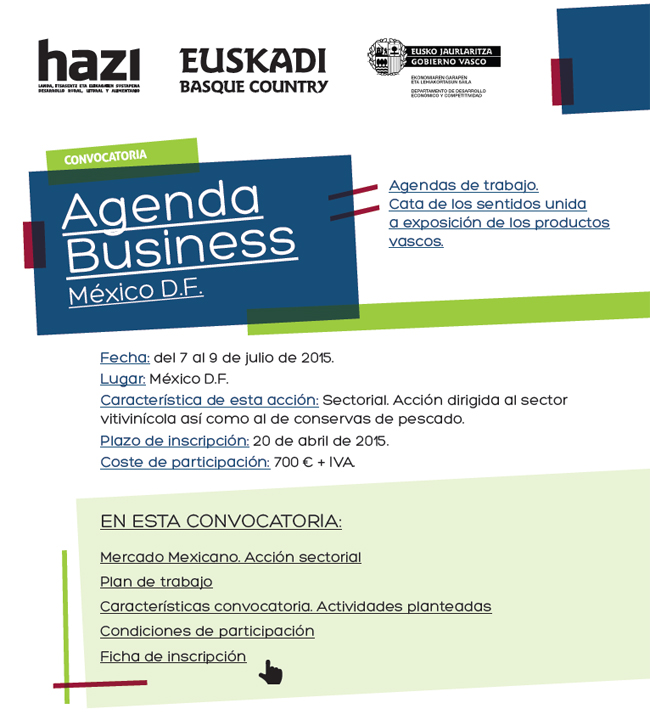 Convocatoria Agenda Business México