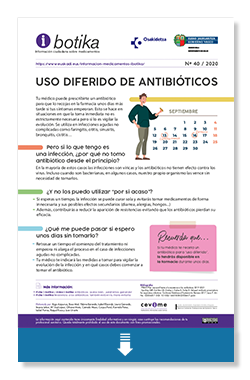 Uso diferido de antibióticos