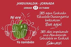 la jornada 365 días impulsando una alimentación saludable en Euskadi