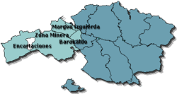 Mapa de zonas de Inspección de Bizkaia - Zona 4 - Margen izquierda