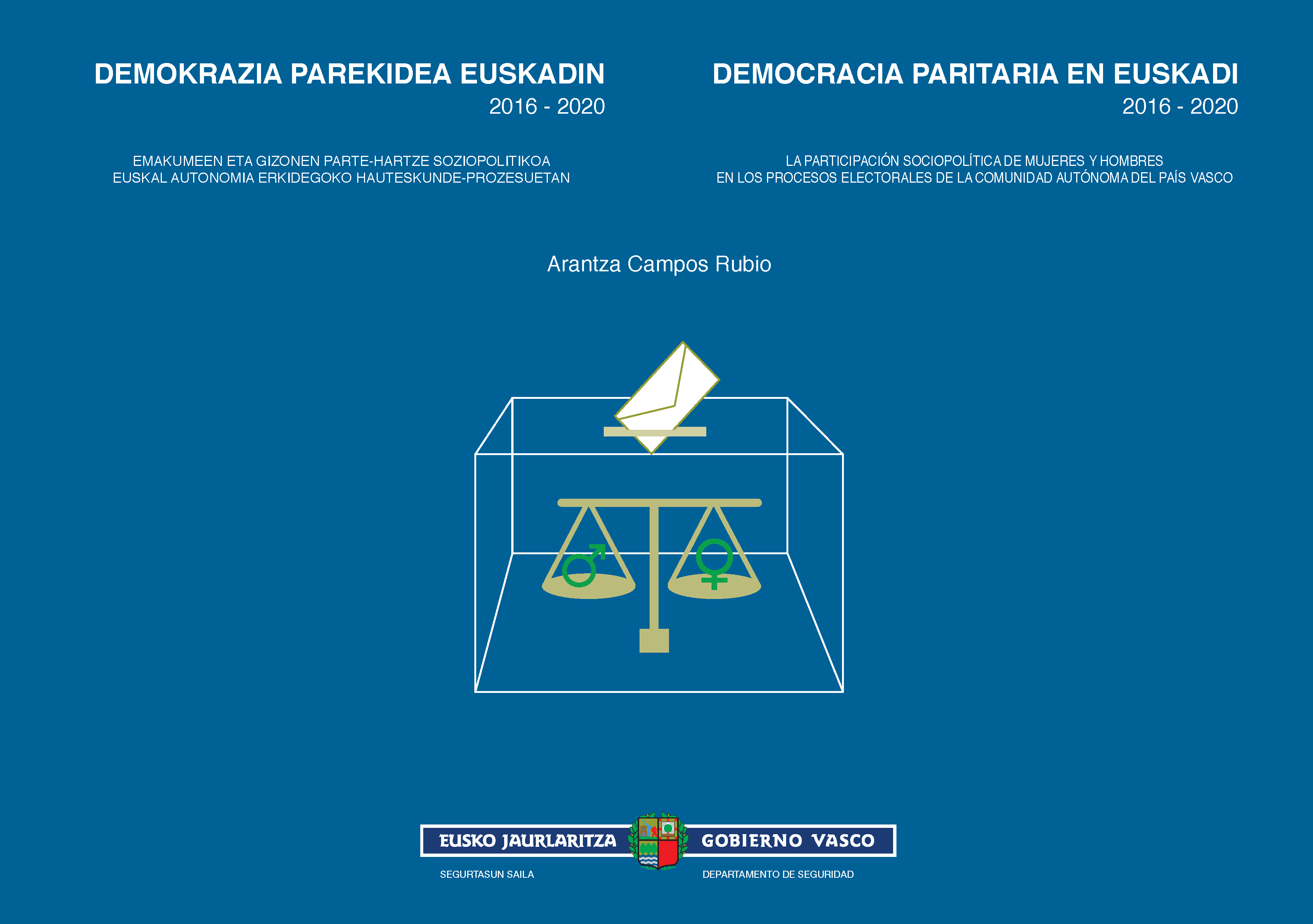 Demokrazia paritarioa Euskadin 2016-2020