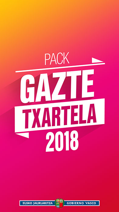 Pack Gazte-txartela 2018