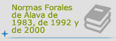 Normas Forales de Álava de 1983, de 1992 y de 2000