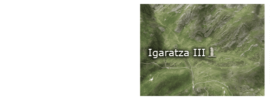 Igaratza III monolitoa - Kokalekua