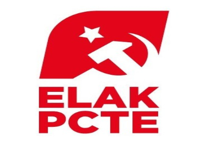 Logotipo del aformación electoral PARTIDO COMUNISTA DE LOS TRABAJADORES DE EUSKADI/EUSKADIKO LANGILEEN ALDERDI KOMUNISTA (ELAK/PCTE)