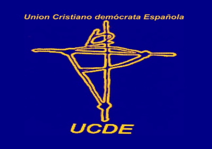Logotipo de la formación electoral UNIÓN CRISTIANO DEMÓCRATA ESPAÑOLA (UCDE)