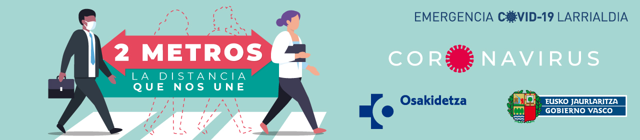 2 metros. La distancia que  nos une