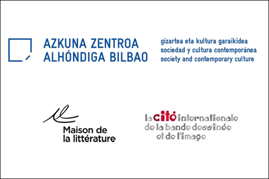 Komikien egonaldi gurutzatua 2024: Cit� internationale de la bande dessin�e et de l'image (Angulema) / Azkuna Zentroa - Alh�ndiga Bilbao (Bilbo) / La Maison de la litt�rature (Quebec)