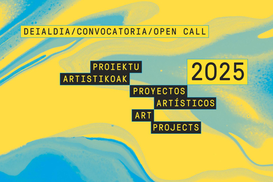 Proiektu artistikoak garatzeko egonaldia 2025 (urtarrila-martxoa)