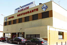 Outside view of the Hotel Barrachi