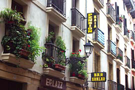 Exterior de la Pensi�n Kaia