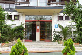 San Blas Hotelaren kanpoaldea