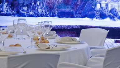 Montaje para celebraciones y banquetes