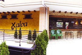 Aussenseite der Pension Xaloa