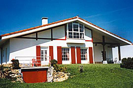 Exterior de la Casa Rural Zearreta Barri