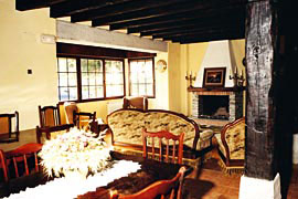 The interior of Iturbe rural house