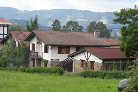 Vista exterior de la casa rural Barturen