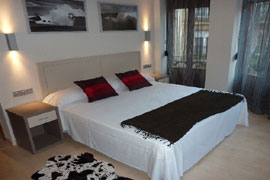 Interior de una de las habitaciones