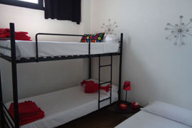 Una de las habitaciones