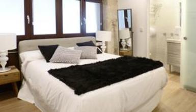 One of the bedrooms