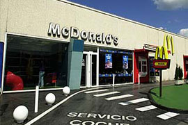 Exterior del Mcdonalds