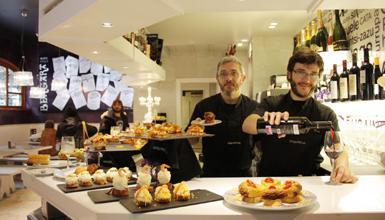 Bergara jatetxearen barrualdea