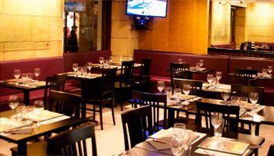 Dining room in Ubarrechena restaurant