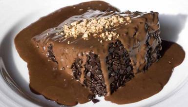 Postre de chocolate