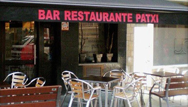 Entrada del establecimiento.