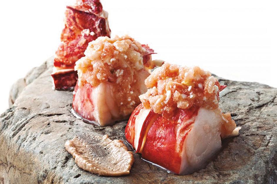 Imagen de un plato de alta cocina