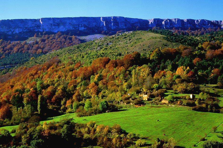 Imagen del parque natural de Valderejo