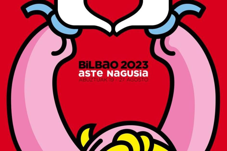Cartel de la Aste Nagusia de Bilbao 2023