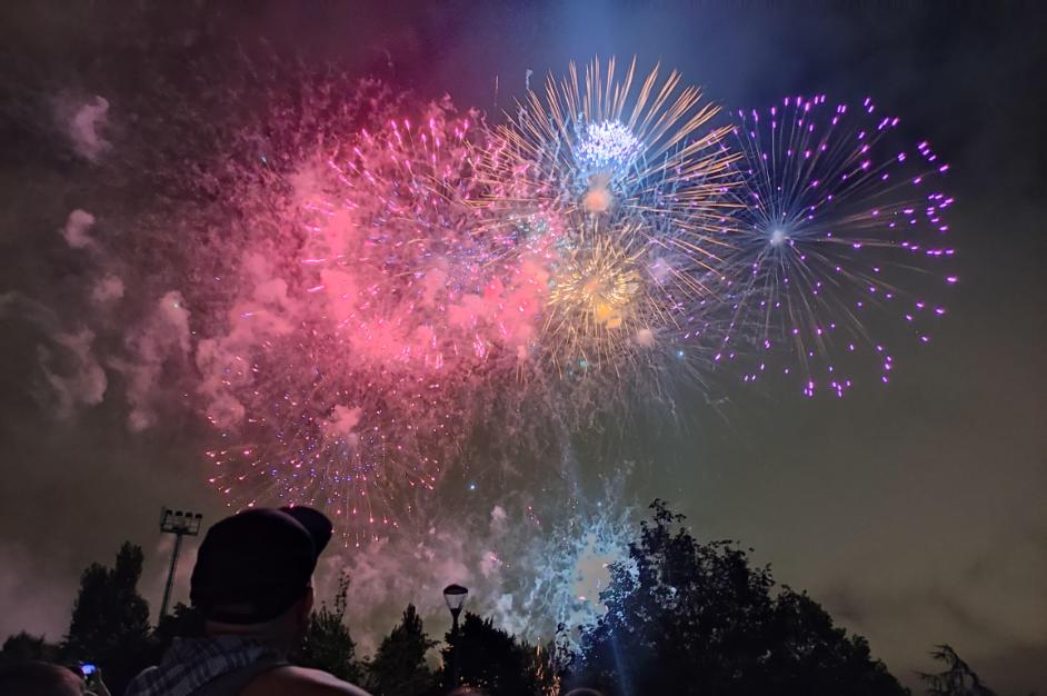 Feux d'artifice � l'Aste Nagusia de Bilbao 