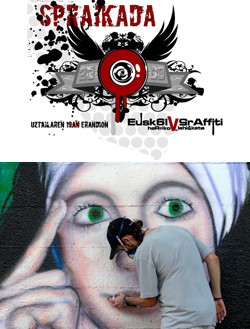 Spraikada, Euskal Herriko bosgarren graffiti lehiaketa