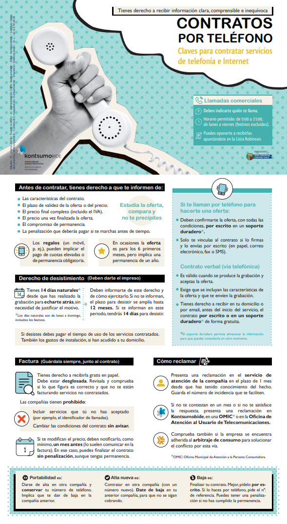 Contratos por tel&eacute;fono