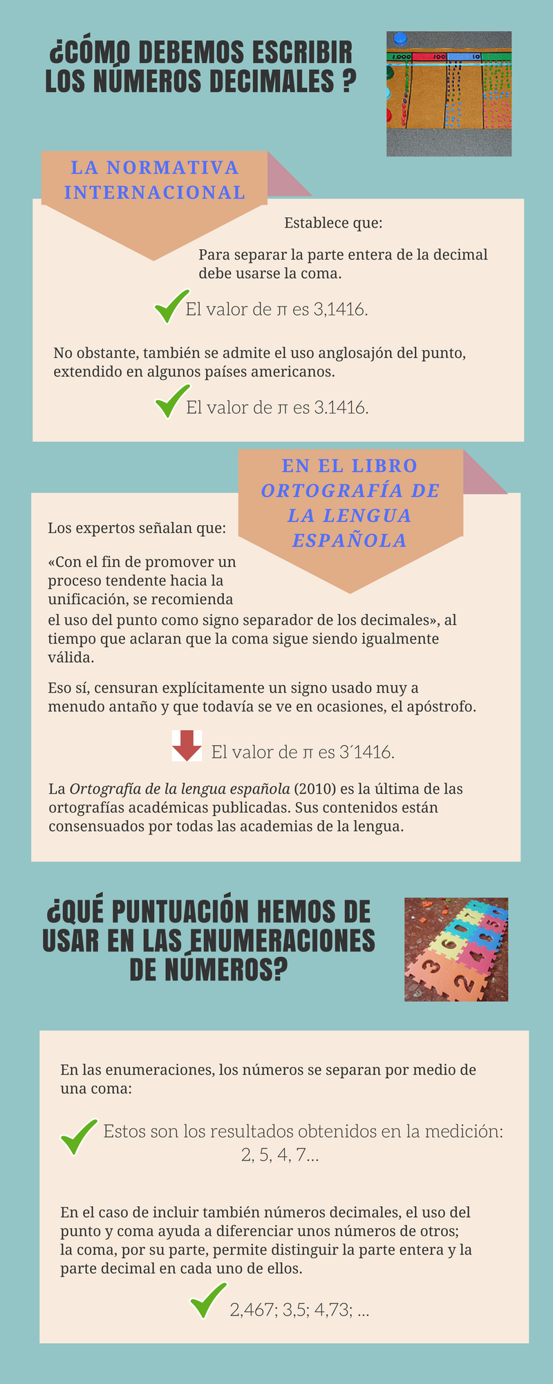 El uso del punto, la coma y los espacios en blanco en la escritura de los números (III)(2)