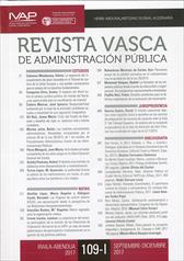 N&ordm; de Fasc&iacute;culo 109-I de Revista vasca de administraci&oacute;n p&uacute;blica