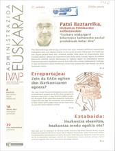 N&ordm; de Fasc&iacute;culo 51 de Administrazioa euskaraz [aro berria]