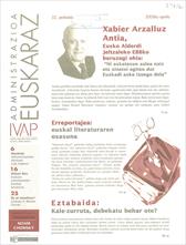 N&ordm; de Fasc&iacute;culo 52 de Administrazioa euskaraz [aro berria]