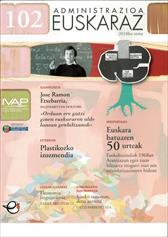 N&ordm; de Fasc&iacute;culo 102 de Administrazioa euskaraz [aro berria]