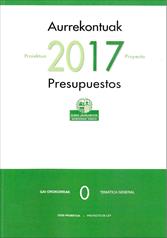 N&ordm; de Fasc&iacute;culo 2017 de  Proyecto de presupuestos de la CAPV