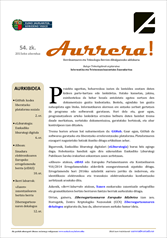 N&ordm; de Fasc&iacute;culo 54 de Aurrera!