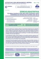 N� de Fasc�culo 171 de Aztertuko den medikamentu berria