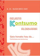 N&ordm; de Fasc&iacute;culo 8 de Kontsumobide aldizkaria