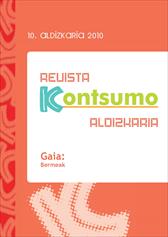 N&ordm; de Fasc&iacute;culo 10 de Kontsumobide aldizkaria
