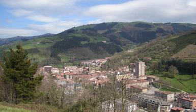 Vue panoramique de Bergara