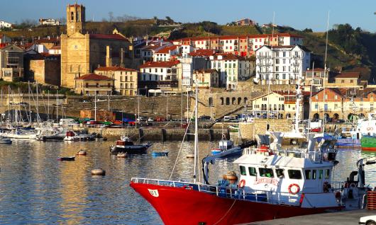 Getaria Hafen