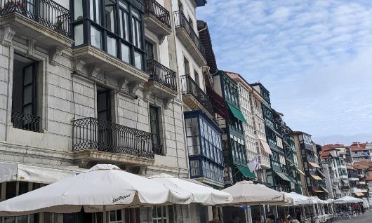 Fachadas del puerto de Lekeitio 